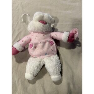 Vintage 1990 Shari Lewis "Baby Lamb Chop" Pink Plush Hand Puppet *RARE*